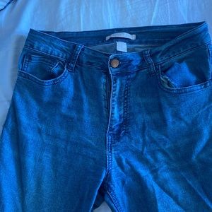 Skinny jeans light blue wash